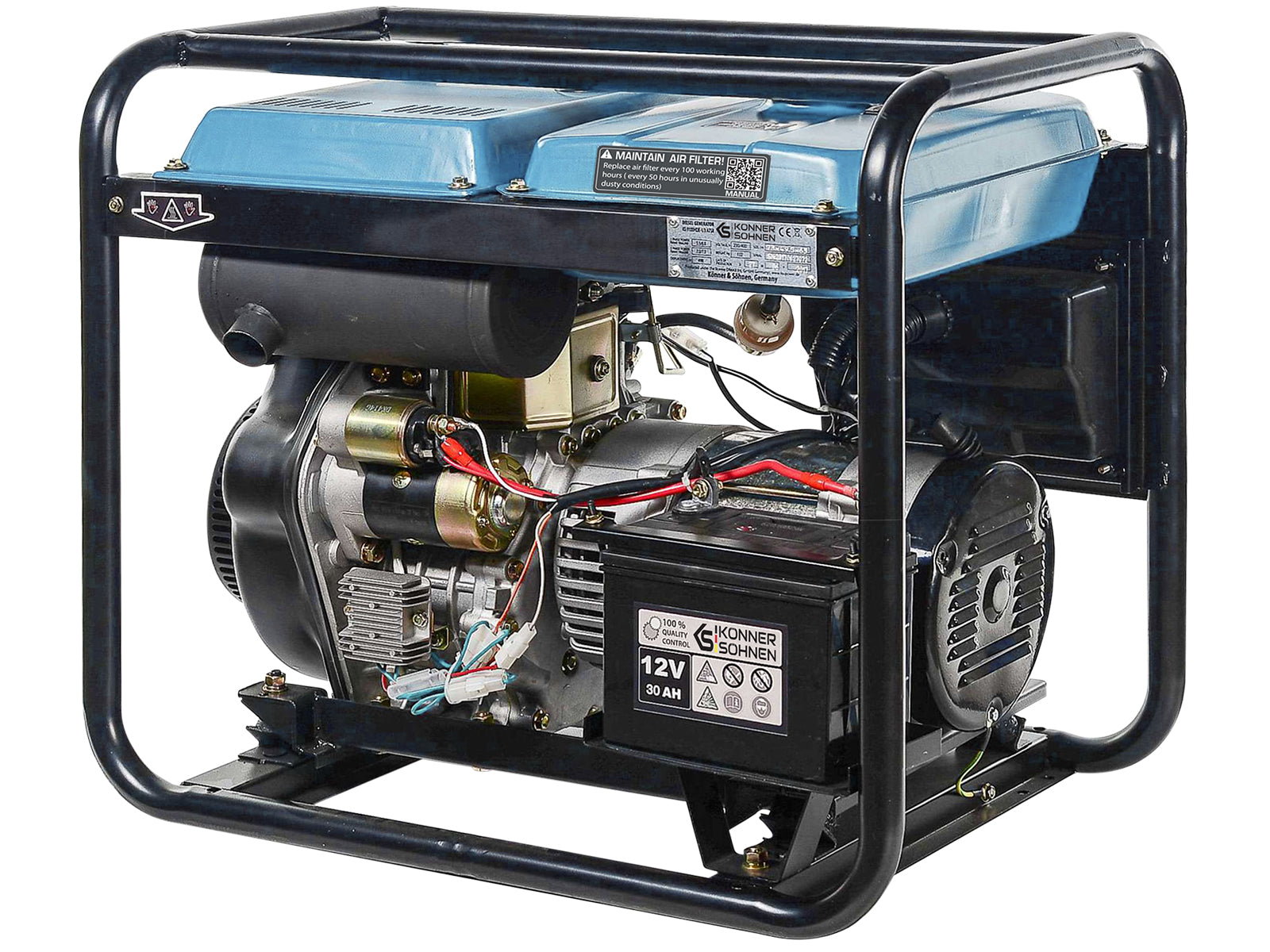 Дизельний генератор KS 8100HDE-1/3 ATSR (EURO V)