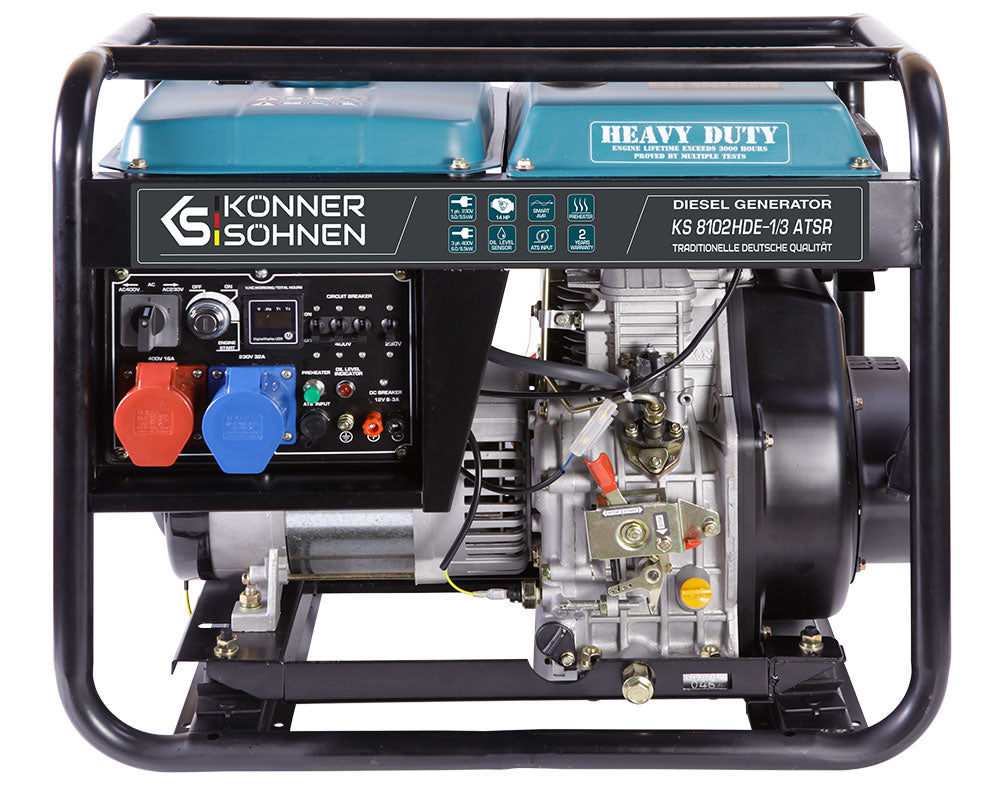 Дизельний генератор KS 8102HDE-1/3 ATSR (EURO II)