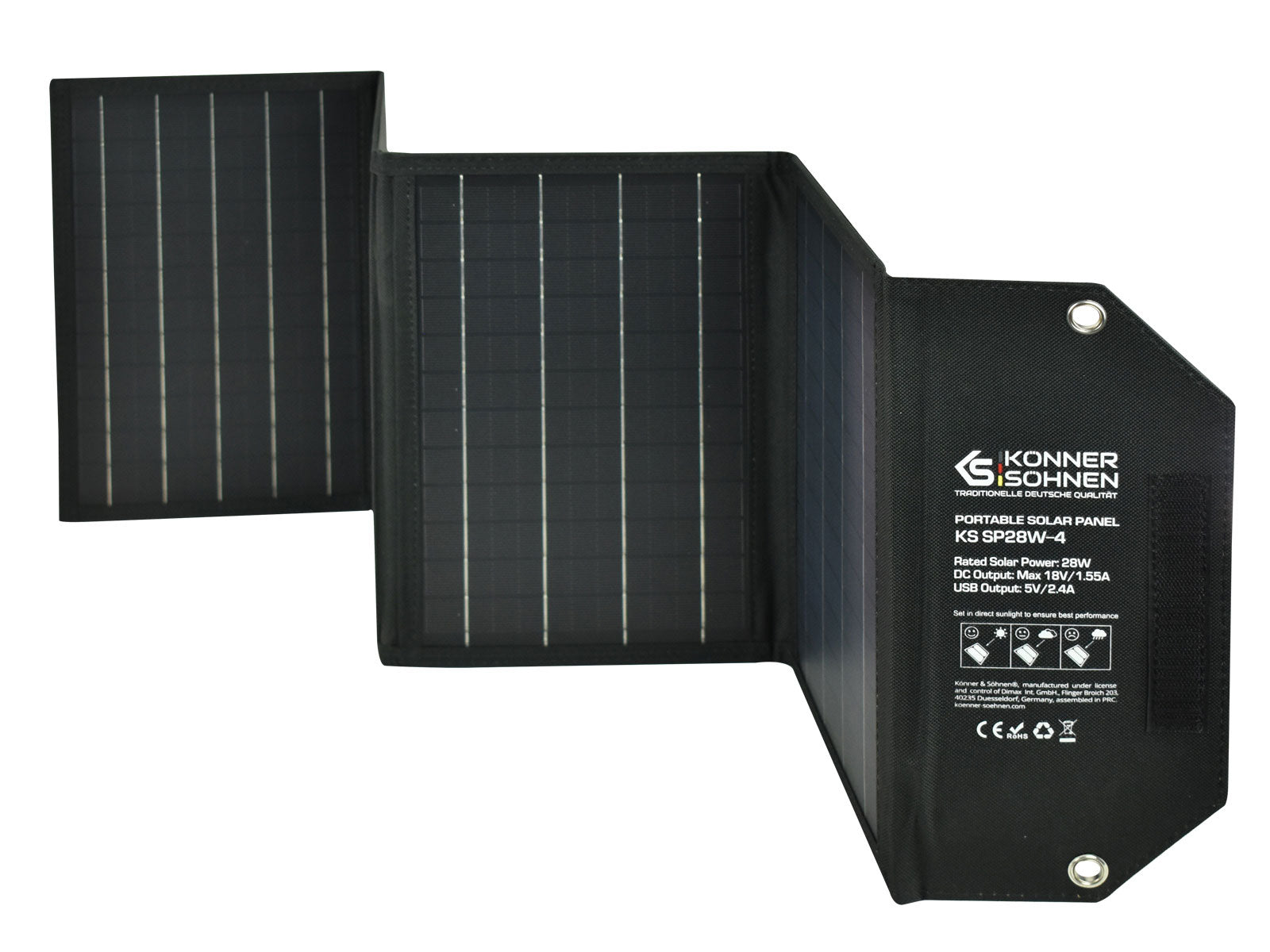 Портативна сонячна панель KS SP28W-4